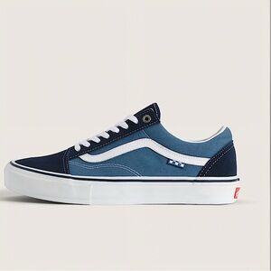 Vans Blue and White Women's Sneakers
